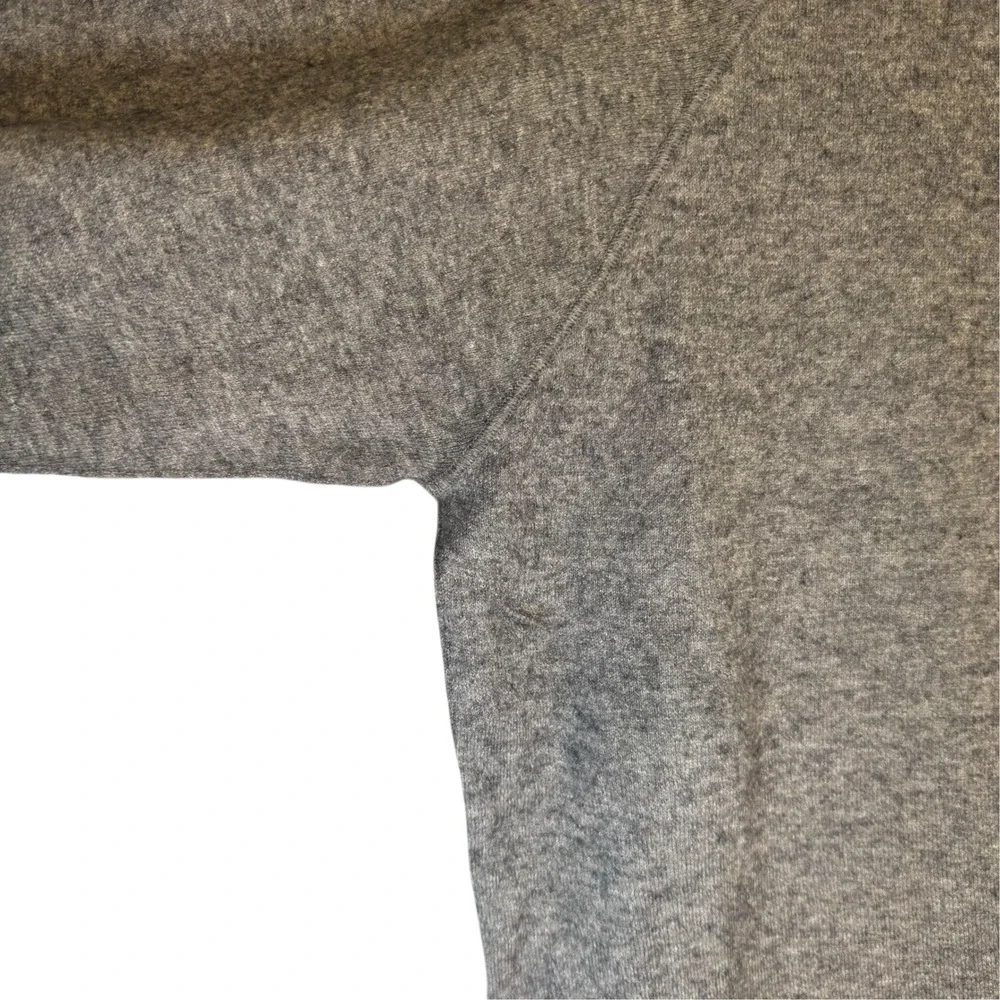 The North Face Quarter Zip Sweater XL Grey Cotton Wool Blend Gorpcore Outdoor